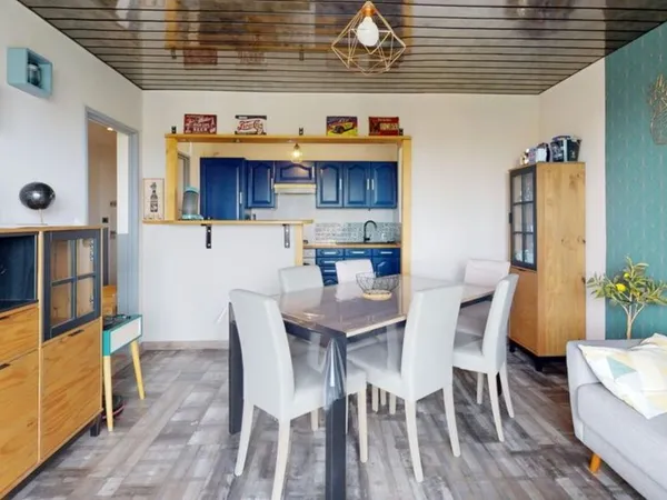 Appartement meublé 3 pièces 57m² 