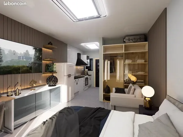 Appartement 1 pièce 61 m² 