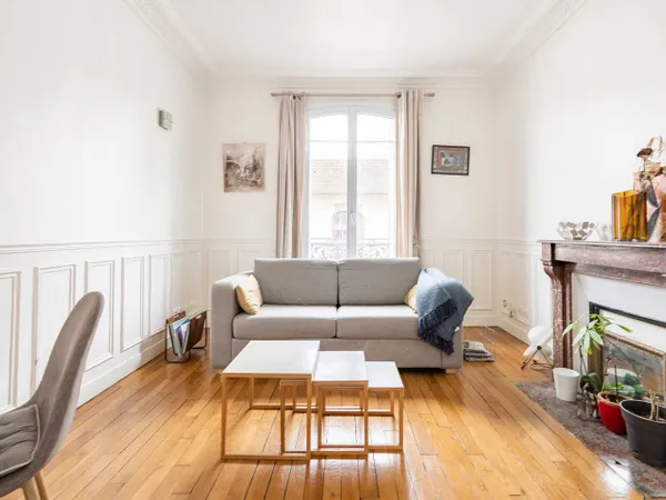 Charmant 3 pièces meublé, Courbevoie / La Défense, 49m², 2ème étage, Bail ≥ 3 mois 