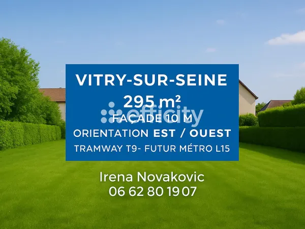 Terrain 295 m² 