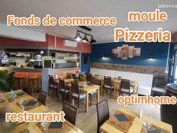 Fonds de commerce pizzeria 120 m² 