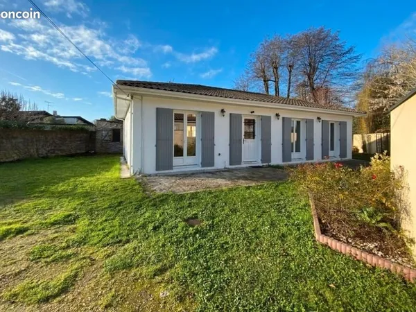 Maison 110m2 avec jardin clôturé à Izon 