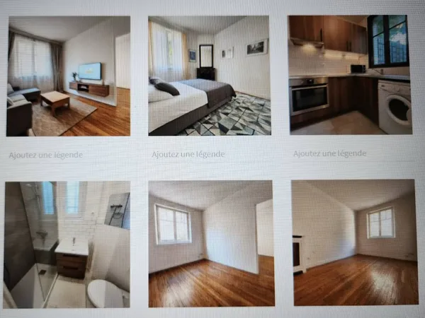Vends appartement,2 pieces,RDC traversant 
