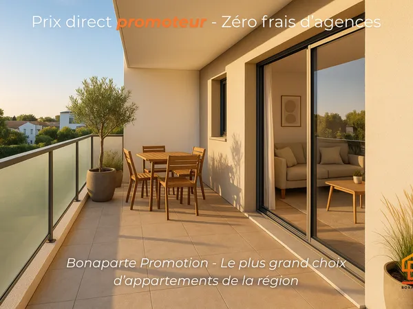 T2 AVEC TERRASSE FRAIS NOTAIRE OFFERT 