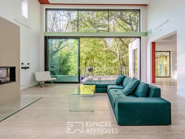 Maison d'architecte sur la colline des impressionnistes à La Ce 