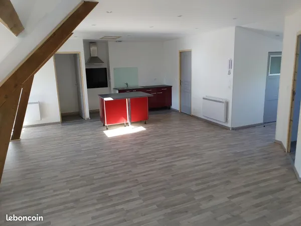 Appartement mansardé T3-80m² 
