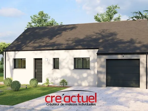 Terrain + maison 77 m² 