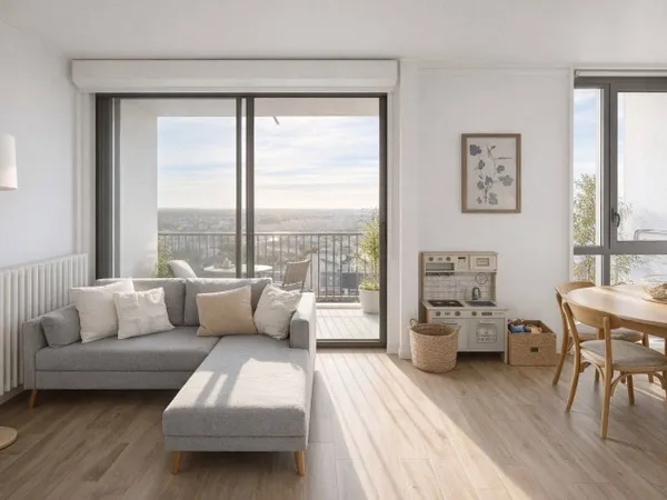 Duplex 3 pièces 61 m² 