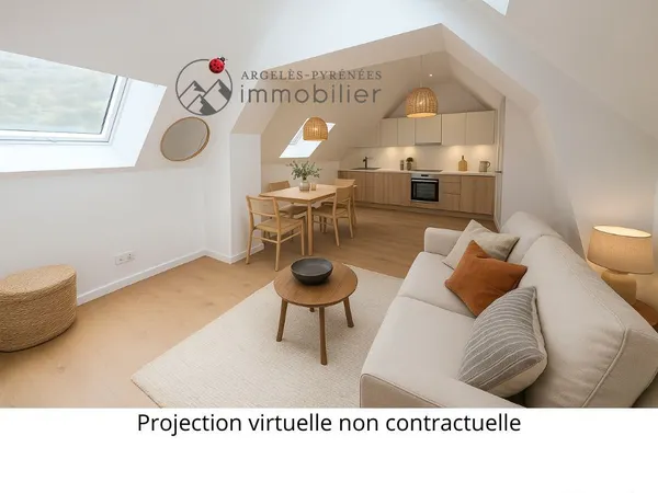 Appartement 2 pièces 38 m² 