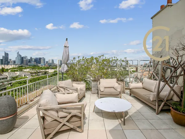 Vends appartement 100m² Neuilly-sur-Seine Pasteur - Terrasse 85m² - Vue exceptionnelle - 3 