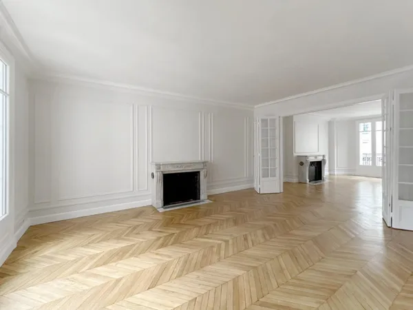 PARIS XVI - A LOUER VIDE - 6 PIÈCES DE 166 M2 - 4 CHAMBRES AU 1E 