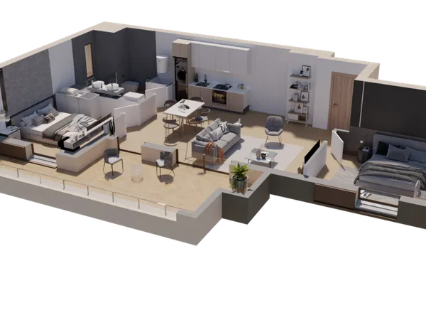 PORTICCIO - APPARTEMENT TYPE 3 