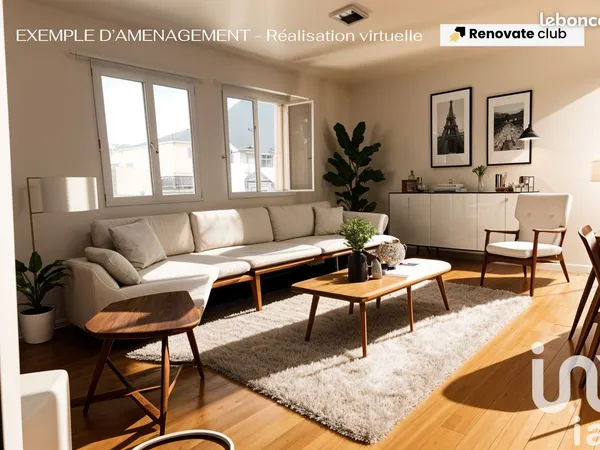 Duplex 4 pièces 77 m² 