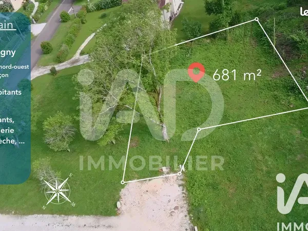 Terrain 681 m² Émagny 
