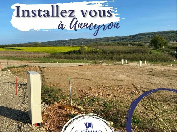 Terrain Vente Anneyron  400m² 84000€