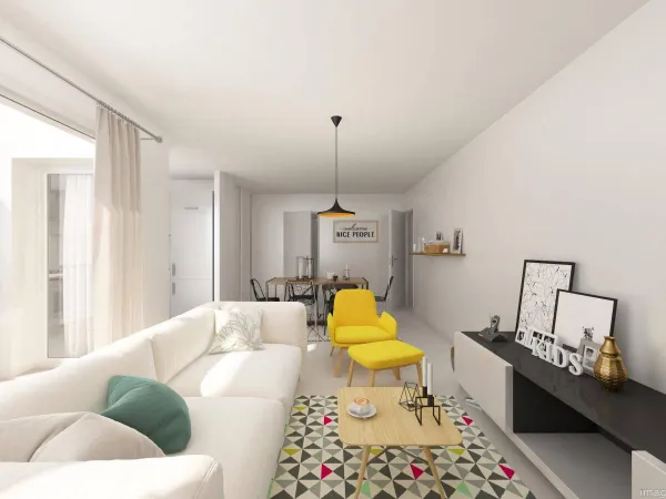 Appartement 3 pièces 64 m² 