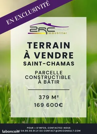 Terrain 379 m² 