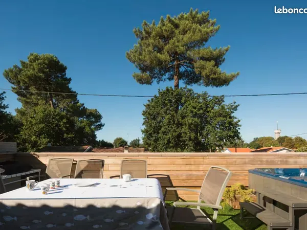 Appartement T4 - Terrasse & Jacuzzi - 3 chambres - Andernos-les-Bains (proximité Cap Ferret) 