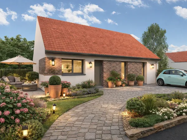 Terrain + maison 85 m² 