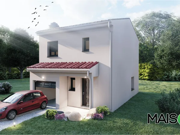 Terrain + maison 83 m² 