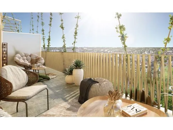 magnifique 2 pièces de 43.5m² avec balcon et parking - FRAIS DE NOTAIRE OFFERT ! 