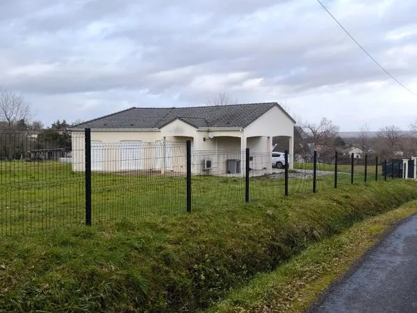 Maison contemporaine plein pied 