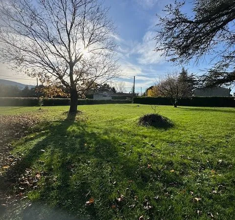 Terrain à vendre avec projet de maison personnalisable - Montmeyran 