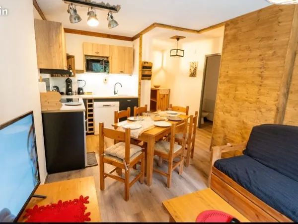 Appartement 40m2 bord de piste 