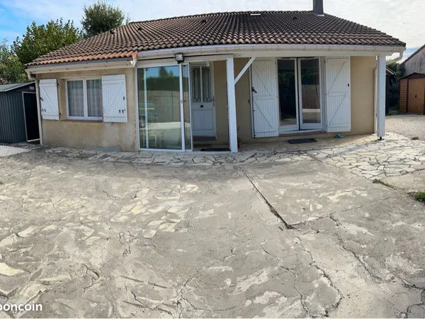 Maison F4 102 m2, 608 m2 jardin 