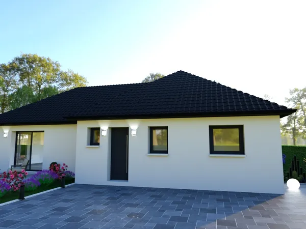 Terrain + maison 107 m² 