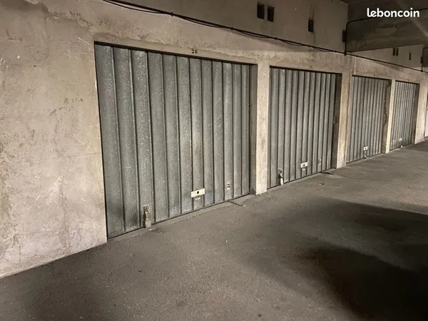 Garage fermé 
