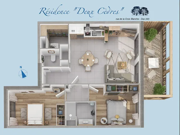Appartement 4 pièces 89 m² 