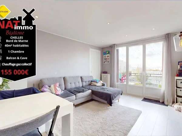 Appartement 2 pièces 40 m² 