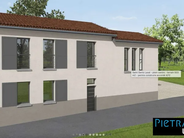 Terrain 1000 m² Saint-Genis-Laval 