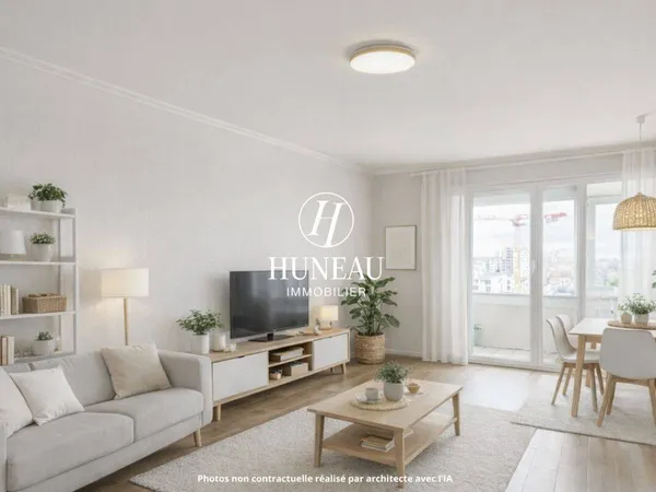 Appartement 3 pièces 62 m² 