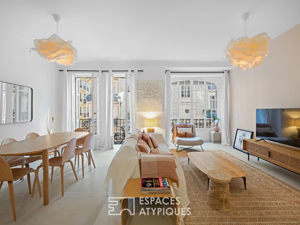 Charme et Modernité : Appartement rénové et meublé à Nice 