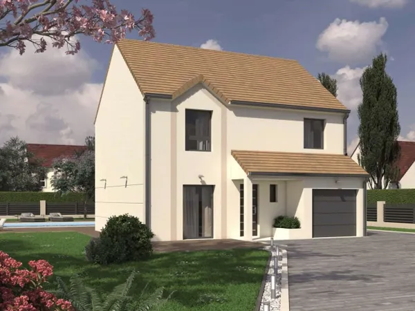Projet de construction d'une maison 83.16 m² avec terrain à BENNECOURT (78) 