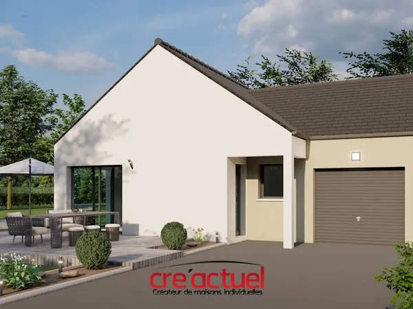 Terrain + maison 88 m² 