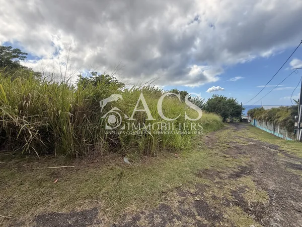 TERRAIN CONSTRUCTIBLE VUE MER - 442 M2 - SAINT-PIERRE 