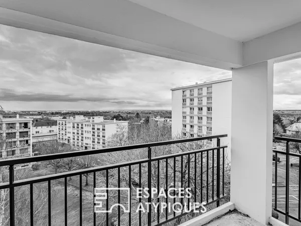 Bel appartement lumineux avec vue 