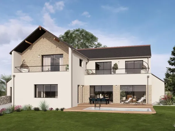 Terrain + maison 145 m² 