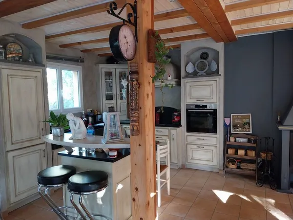 maison ossature bois 130 m2 terrain 2600m2 