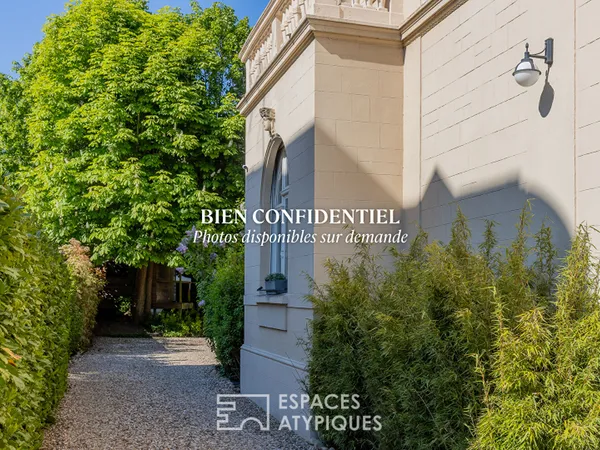 Élégante maison de maître avec piscine dans un quartier bourgeois 