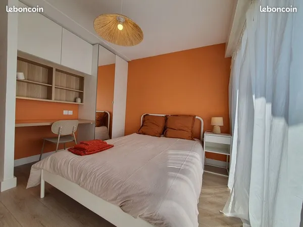 Chambre 4 pièces 58m² 