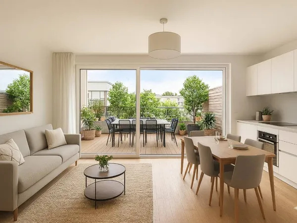 Appartement 3 pièces 62 m² 