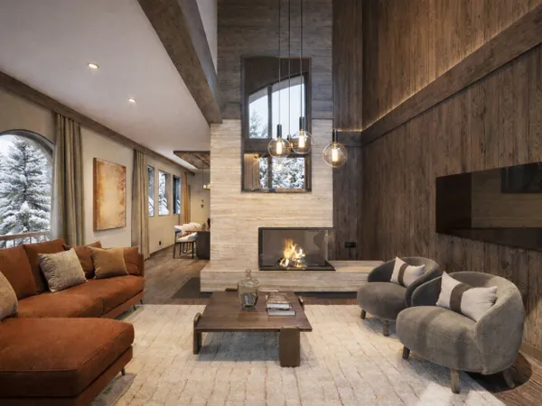 Un lieu de vie en duplex face au massif de Solaise 