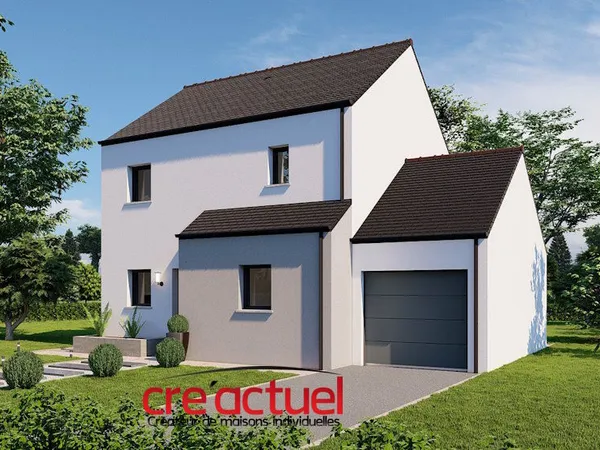 Terrain + maison 90 m² 