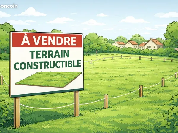 Terrain 1121 m² FLEURY 