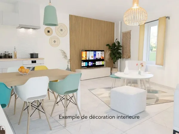 Appartement 3 pièces 55 m² 
