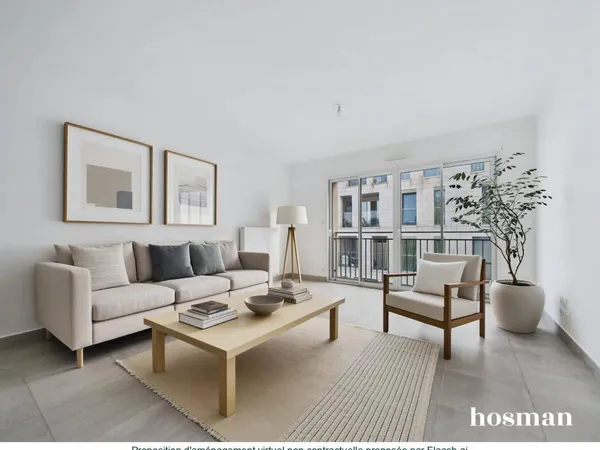Appartement 2 pièces 43 m² 